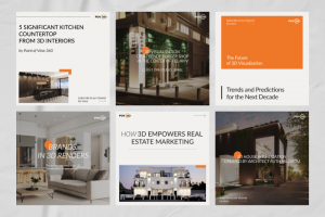 Дизайн социальных сетей для студии 3D-визуализации