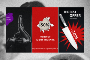 Сторис для магазина ножей