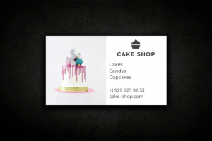 Визитка Cake