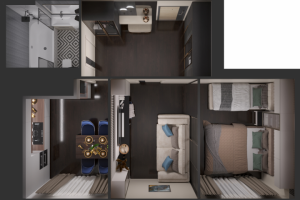 Дизайн проект квартиры для сдачи в аренду