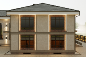 Проект культового здания 1000 кв.м. - вид 2