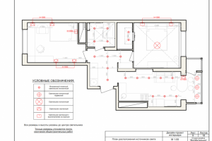 Технический дизайн квартиры 52 кв.м.