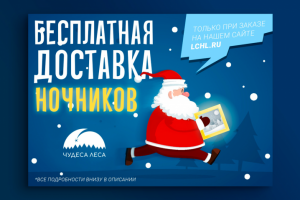 Баннер для компании "Чудеса леса" (Новогодняя акция)