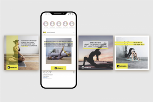 Разработка постов для инстаграма фитнес клуба