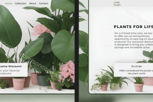 Дизайн сайта (магазин цветов)