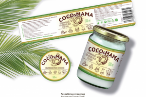 Этикетка для кокосового масла