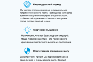 Баннер с иконками