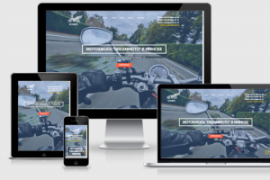 Сайт для мотошколы в Минске.