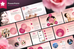 PowerPoint презентация для франшизы магазинов косметики