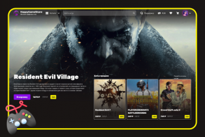 Дизайн онлайн-магазина по продаже онлайн игр