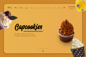 Дизайн сайта кондитерского магазина