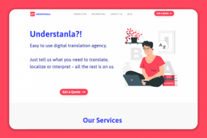 Understanla - адаптивная верстка по PSD макету на WP