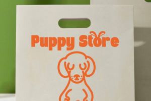 Дизайн пакета магазина для собак