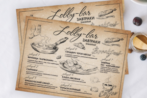 Меню завтраков