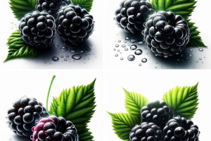 Фруктики, сгенерированные с помощью нескольких различных нейросе