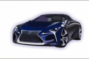 отрисовка лексус