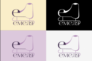 логотип магазина зимней обуви из натуральной кожи и меха