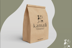 логотип бренда "kamali"