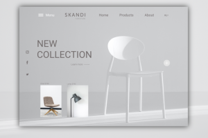 Сайт по продаже скандинавской мебели