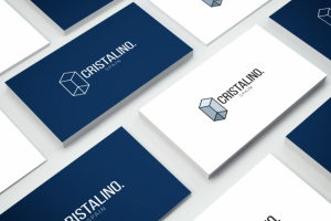 Логотип для производства стеклянных штор для ванных в Испании