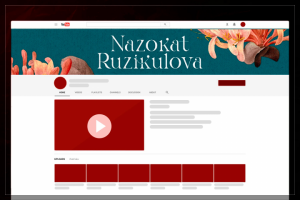 Разработка дизайна для шапки YouTube