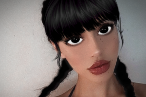 AR маска для Инстаграм 3D - wednesday