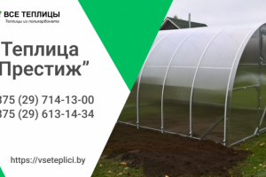 Баннер по продаже теплиц из поликарбоната