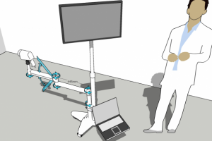 3D схема медицинского прибора.