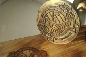 Фирменное клеймо для прожига. Макет для 3D фрезера.