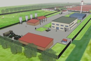 Эскизная визуализация сельхоз предприятия в Приморском крае.