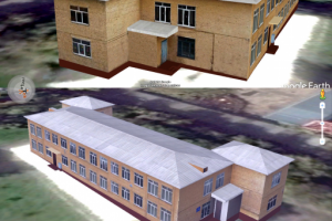 Модель здания для размещения на глобусе Google-Earth