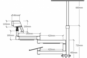Схема медицинского прибора.