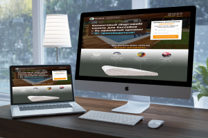 Продающий сайт - визитка