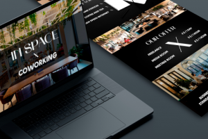 Landing page для коворк кафе