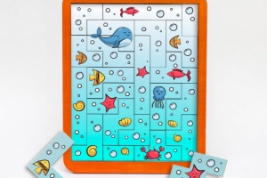 Дизайн детской деревянной игрушки "Тетрис"