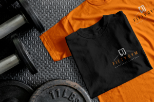Дизайн детских футболок для фитнес клуба 50GYM