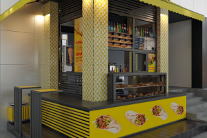 Киоск с шаурмой