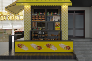 Киоск с шаурмой