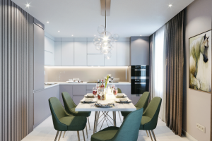 4-х комнатная квартира. Кухня