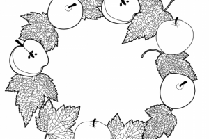 Принт со фруктами