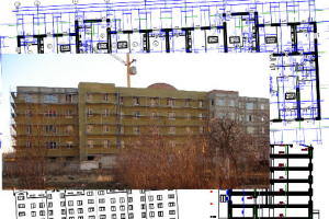 Многоэтажный жилой дом с паркингом по ул Ларионова г. Тирасполь.