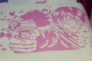 Аниме наклейка.