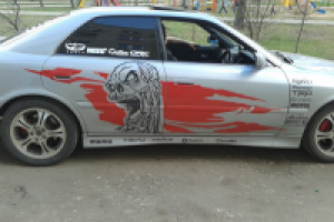 Векторное изображение на борта авто.