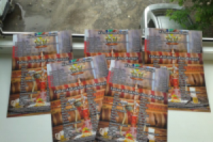 Меню для кальянной на пластике