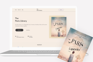 Landing Page для автора книги