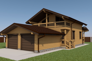 Индивидуальный жилой дом с гаражом