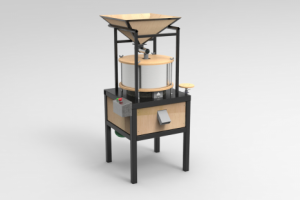 Домашняя мельница для производства цельнозерновой муки.