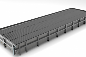 Ванна уловитель установки гидроабразивной резки