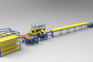 Поточная линия для производства стекловолоконной арматуры