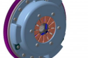 Однодисковое сцепленеие